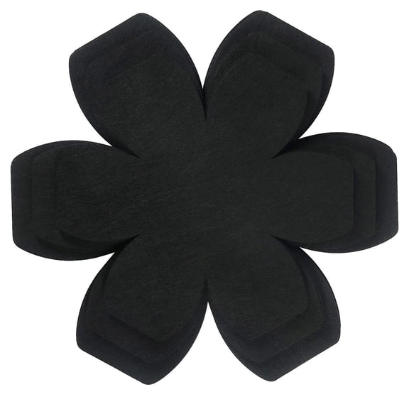 12 Pack Pot and Pan Protectors, 3 Sizes Flower Shape High Density Polyester Felt Cookware Separators, Non Scratch Stacking Pads for Non Stick Pans, Glassware & Ceramic