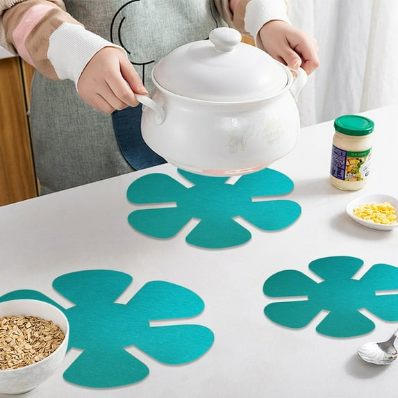12-Pack Pot Protector Mats, Non-Stick Pan Storage Protectors, Non-Woven Drawer Liners for Stacking Cookware, Kitchen Cabinet Organizer Mats