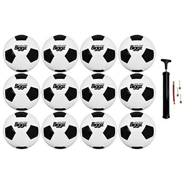 (12 Pack Premium Classic Soccer Ball Size 5 Bulk Wholesale
