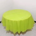 thumbnail image 1 of 12 Pack Premium Plastic Disposable 84 Inch Round Tablecloth Round Table Covers Polyester Antependium,Gn3,Peva, 1 of 6