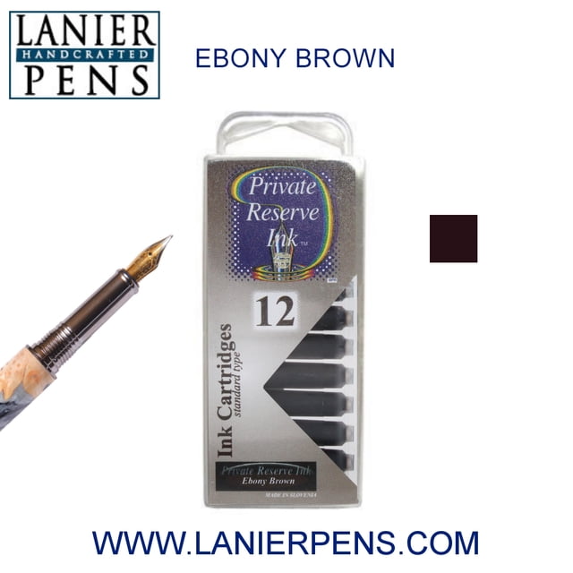 12 Pack - Private Reserve Ink, Universal Fountain Pen Ink Cartridges ...
