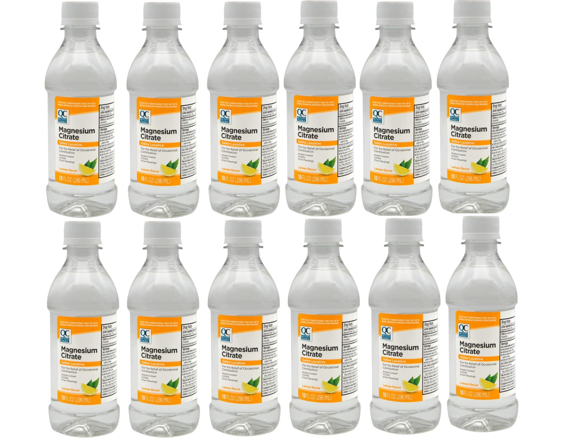 12 Pack Quality Choice Magnesium Citrate Liquid Laxative