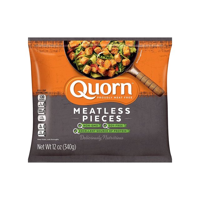 (12 Pack) Quorn Foods Meatless Pieces, Vegetarian, Frozen, 12 oz