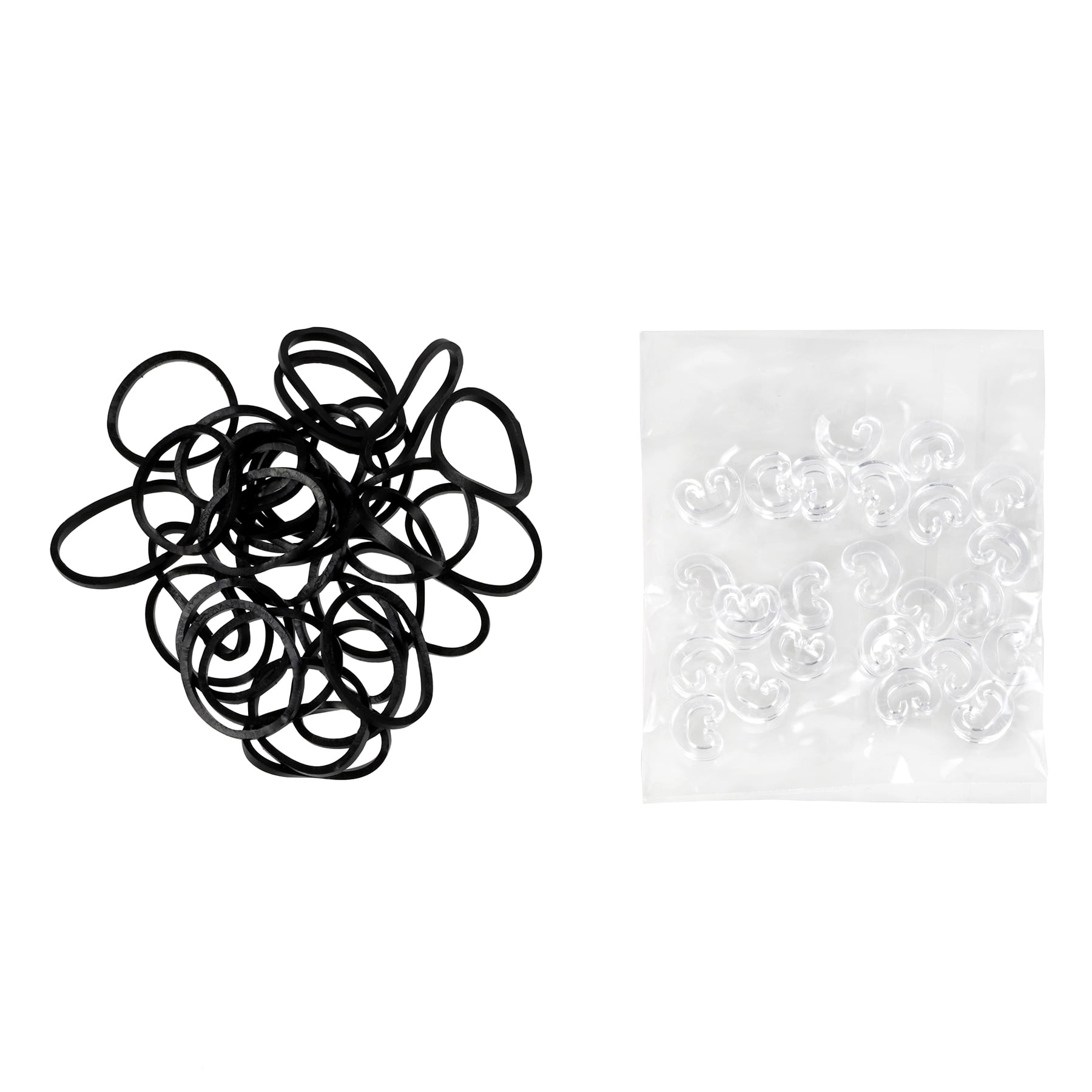 Rainbow Loom Black Refill Bands, 12 Pack