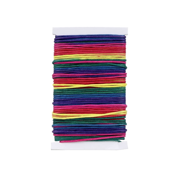 12 Pack: Rainbow Tie-Dye Cotton Cord by Creatology