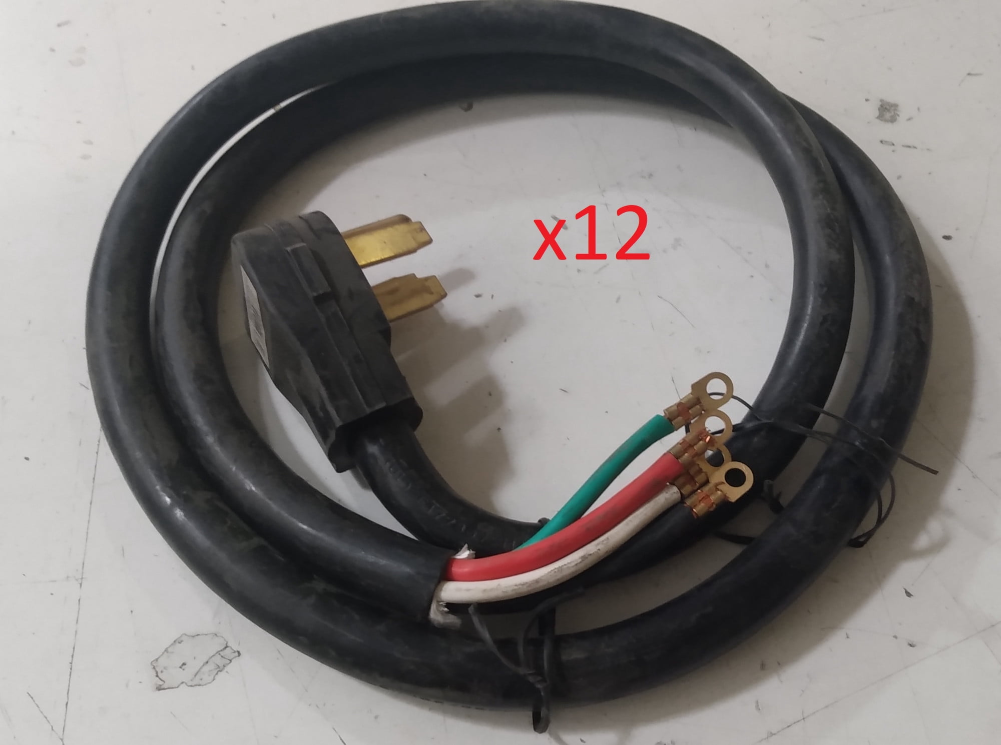 Appliance Factory Parts 12 Pack Range Cord 6 ft 4 wire 50 AMP MAG542612PACK