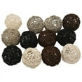 thumbnail image 1 of 12-Pack Large Rattan Balls - Decorative for Bowls, Vase Filler, Coffee Table Decor, Wedding Party Decoration, 1 of 5