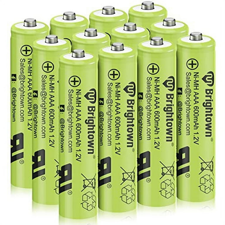 Ni mh aaa 600mah triple a rechargeable batteries for 54 off