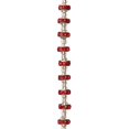 thumbnail image 1 of Bead Landing Red Rhinestone Studded Rondelle Beads, 8mm, 12 Pack, 1 of 3