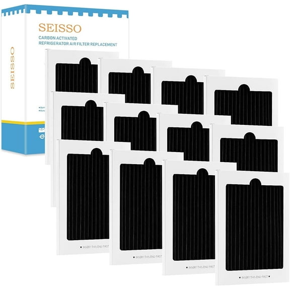 DEWEL 12 pack Refrigerator Air Filters for Frigidaire, Activated Carbon