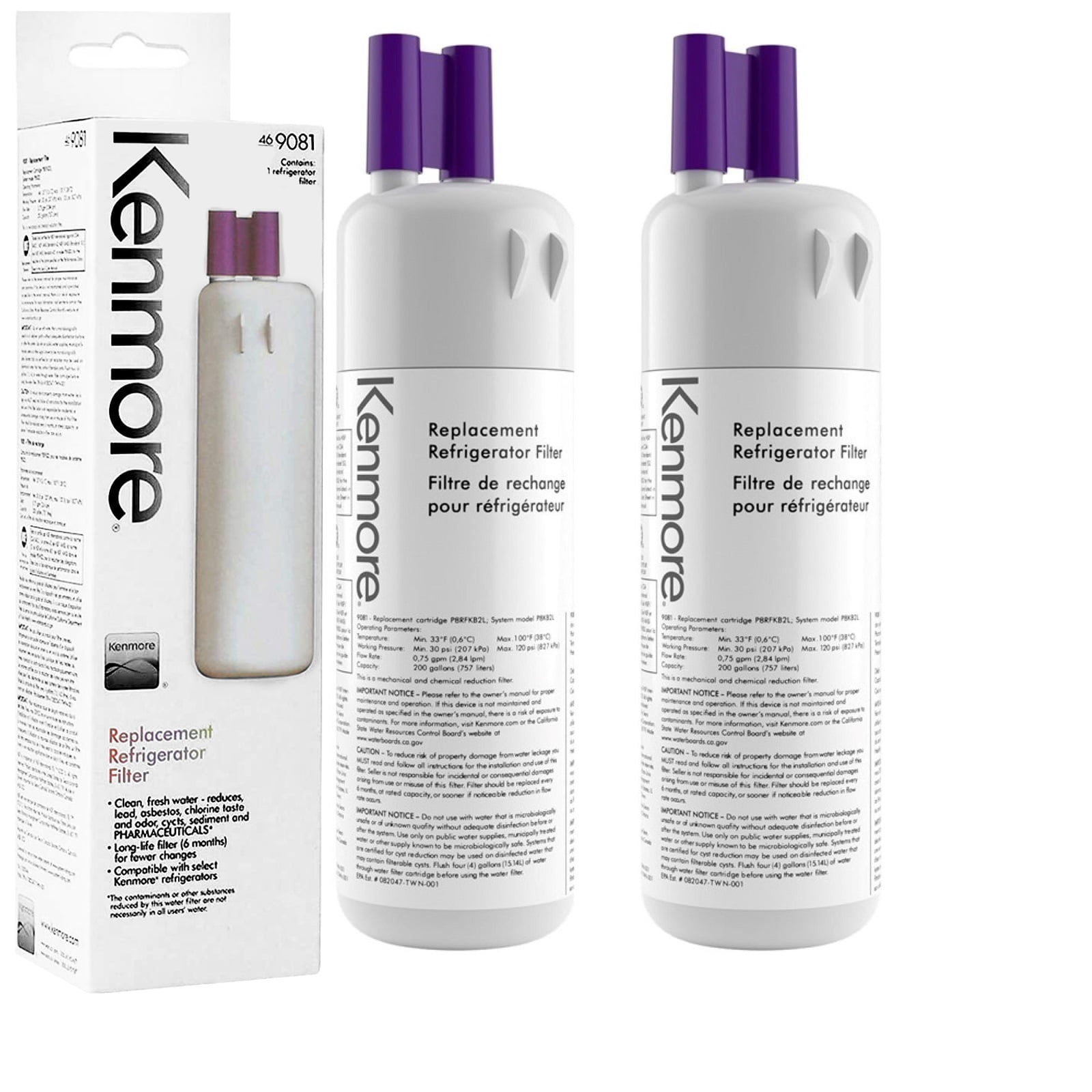 12 Pack Refrigerator Water Filter Replacement for Kenmore 9081 469930