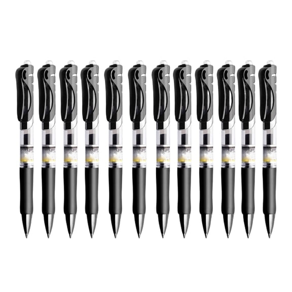 12 Pack Retractable Gel Pens with Refillable Hand Sanitizer Spray Bottle 15ml Portable Writing Pens for Nurses Office School
