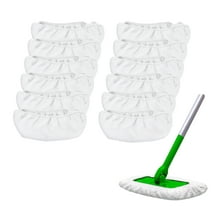 12 Pack Reusable Mop Pads Compatible for Swiffer Sweeper Mops, Reusable & Washable Mop Head for Wet & Dry Cleaning