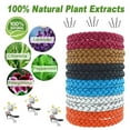 thumbnail image 1 of 12 Pack Reusable Mosquito Repellent Bracelet, Wenini Adjustable Leather Deet-Free Insect Repellent Band, Citronella Outdoor Wrist Ankle Bracelet for Kids Adults Camping Hiking Travel, 1 of 6