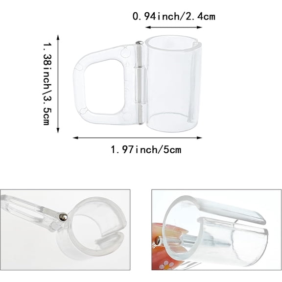 12 Pack Roller Shades Pull Down Clips Cordless Pleated Window Shades Handle Window Shade Pulls Blinds Shades Lifting Transparent Handle Window Shades Clamp for Home Rolling Curtain Accessories