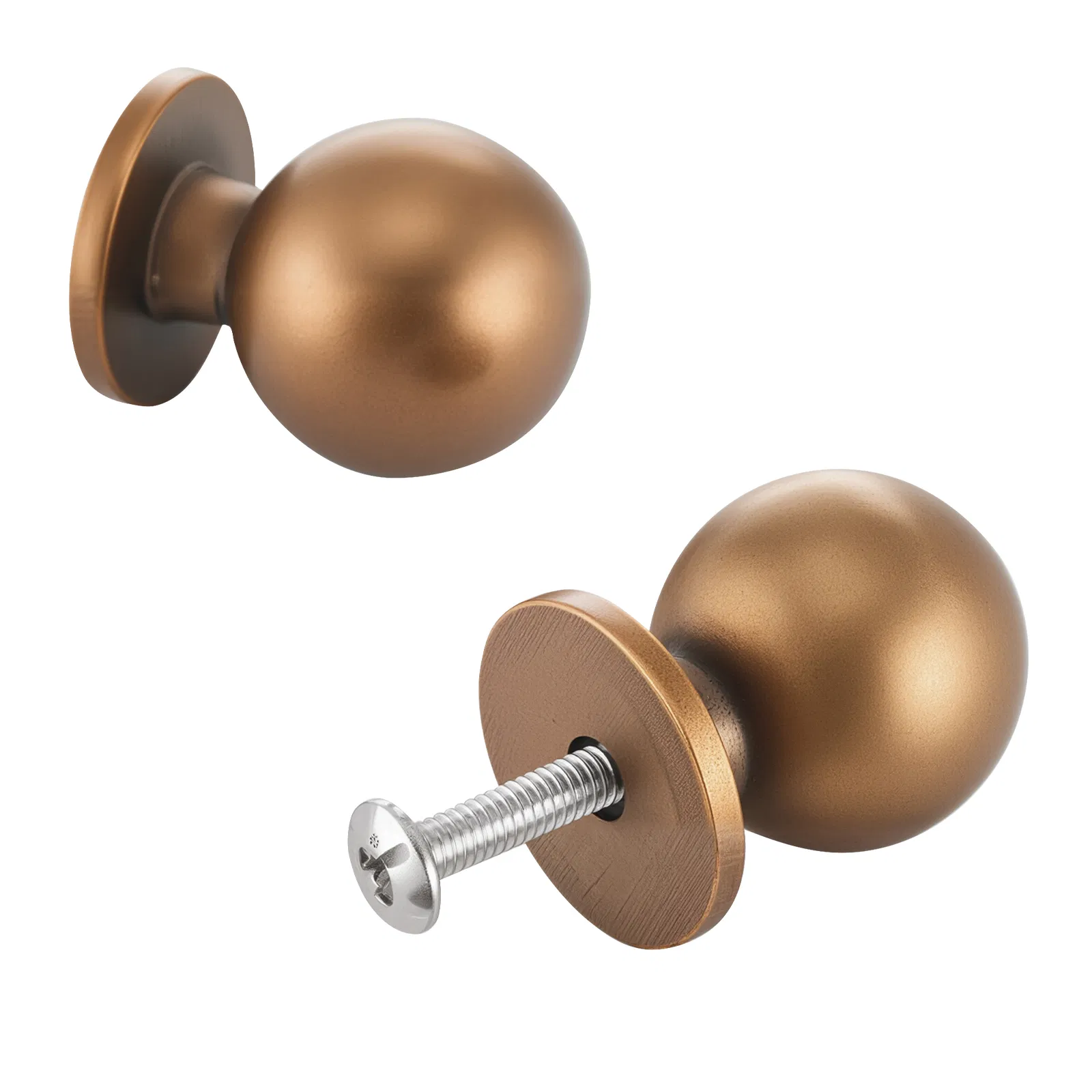 12 Pack Round Cabinet Knobs in Antique Brass,0.98 Inch Zinc Alloy Drawer Pulls for Kitchen Dresser,Bathroom Closet,and Cupboard Hardware with Screws