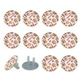 12 Pack Round Outlet Cover 2Prong Child Safety Socket Covers