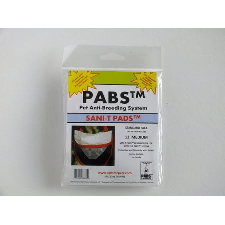 Sani-T 12 Pack Medium Dog Sanitary Pads