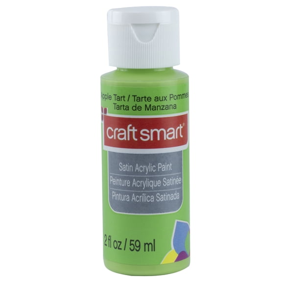 Craft Smart Satin Acrylic Paint, 2oz., 12 Pack