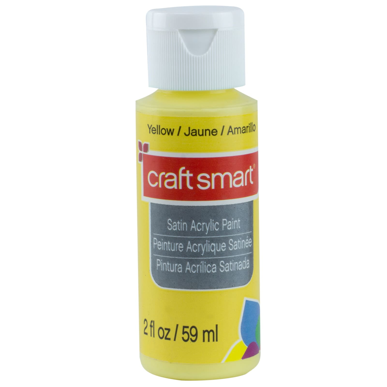 12 Pack Satin Acrylic Paint by Craft Smart®, 2oz.