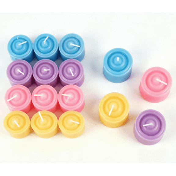12 Pack Scented Votive Candles, 1.5" Assorted for Home Decor, Aromatherapy, Spa, Weddings, Meditations and Parties