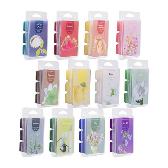 12 Pack Scented Wax Melts Wax Square, Scented Wax Melts, Soy Wax Melts for Warmers, Wax Square , Baby Powder Wax