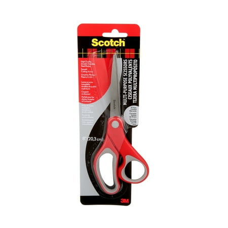 Scotch Multi-Purpose All-Purpose Scissors - Stainless Steel Blades - 12 Pack, 8 In