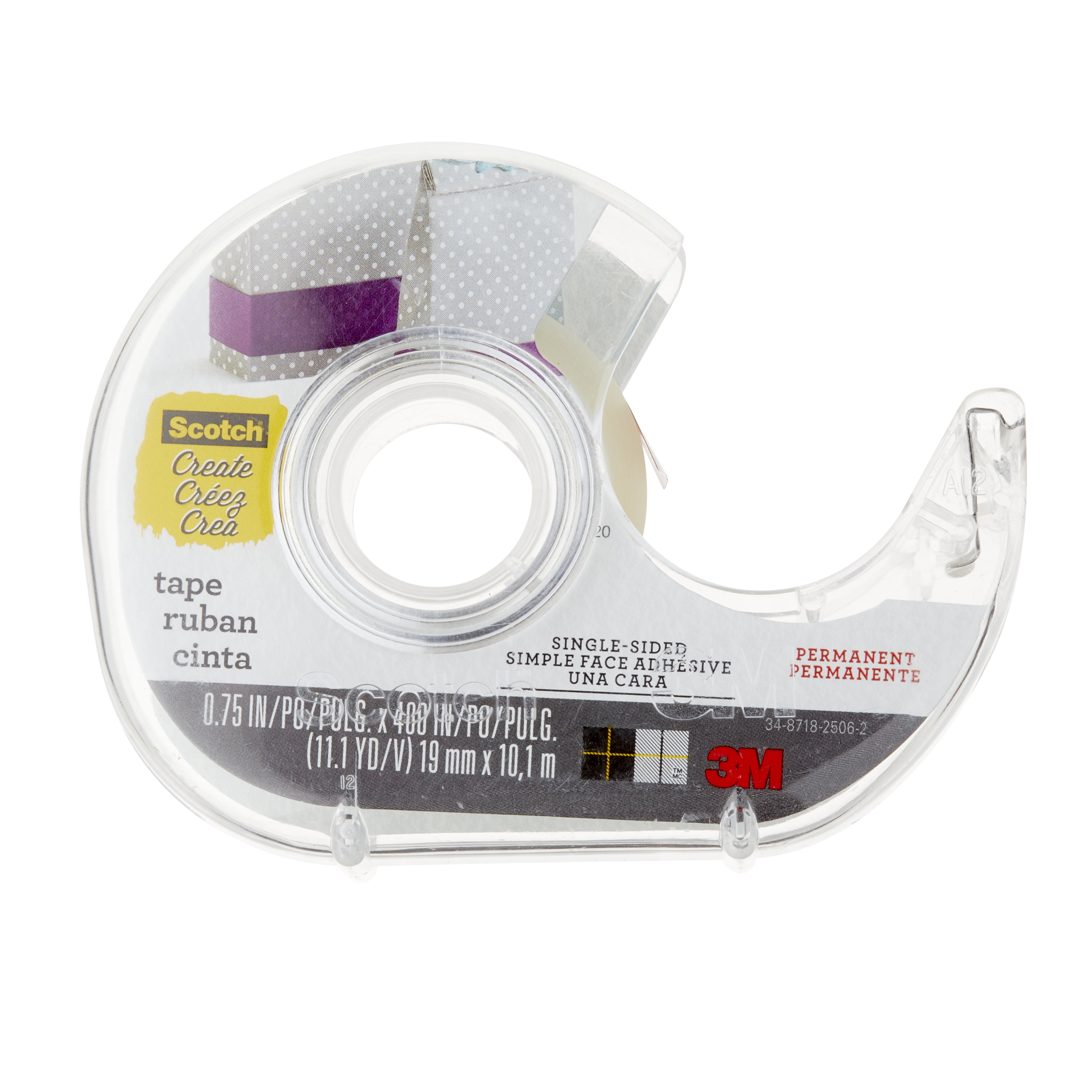 Scotch Scrapbooking Tape, 12 Pack