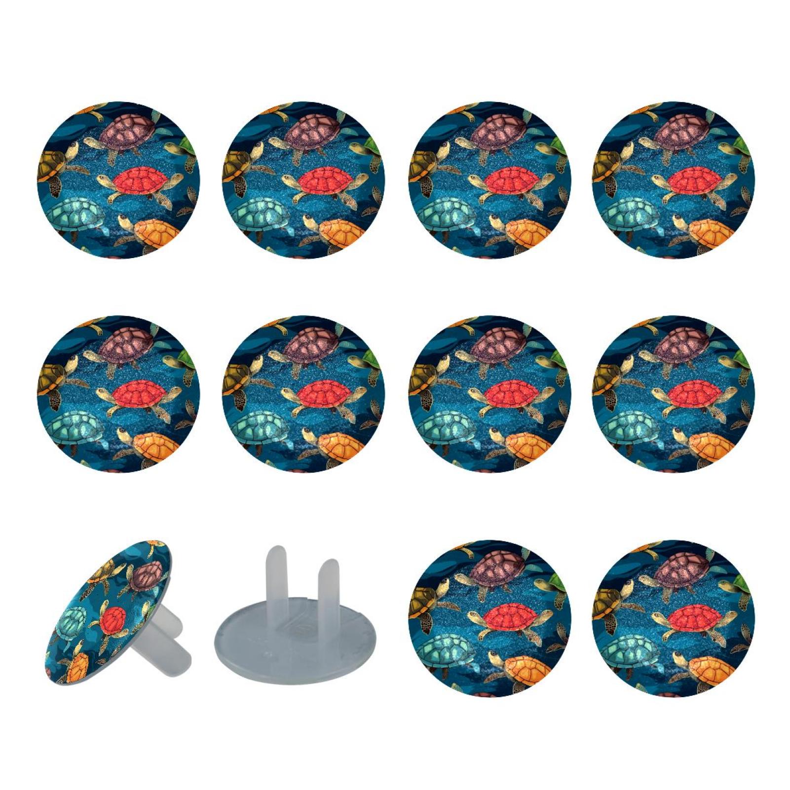 12 Pack Sea Turtle Outlet Covers Baby Proofing | Safe Electric Plug ...