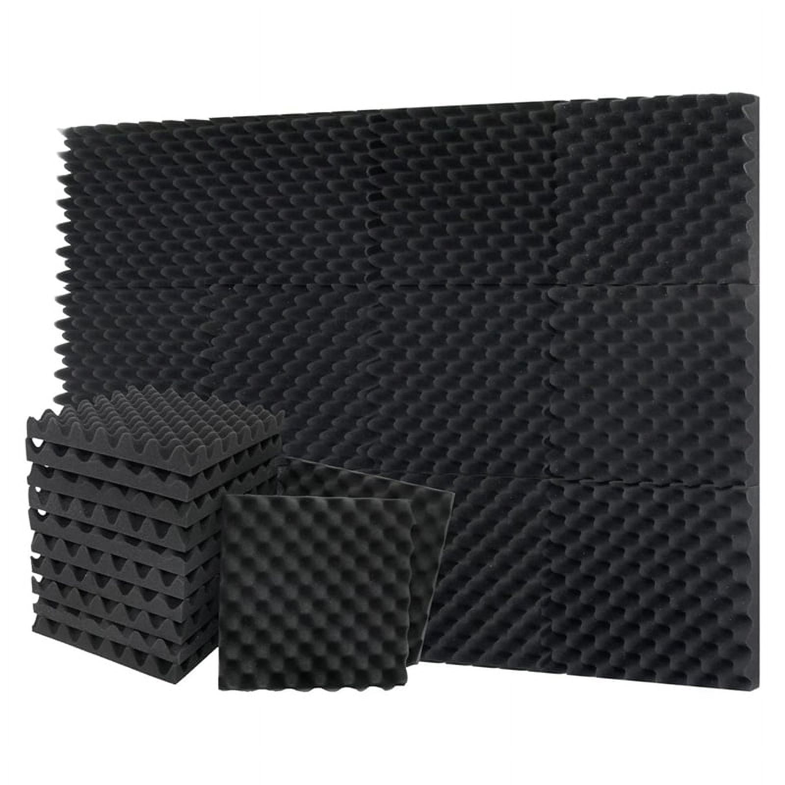 12 Pack SelfAdhesive Sound Proof Foam Panels, High Density Soundproof