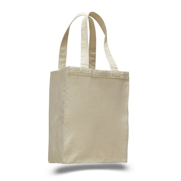 (12 Pack) Set of 12- Extra Heavy Duty Canvas Tote Bag with Gusset