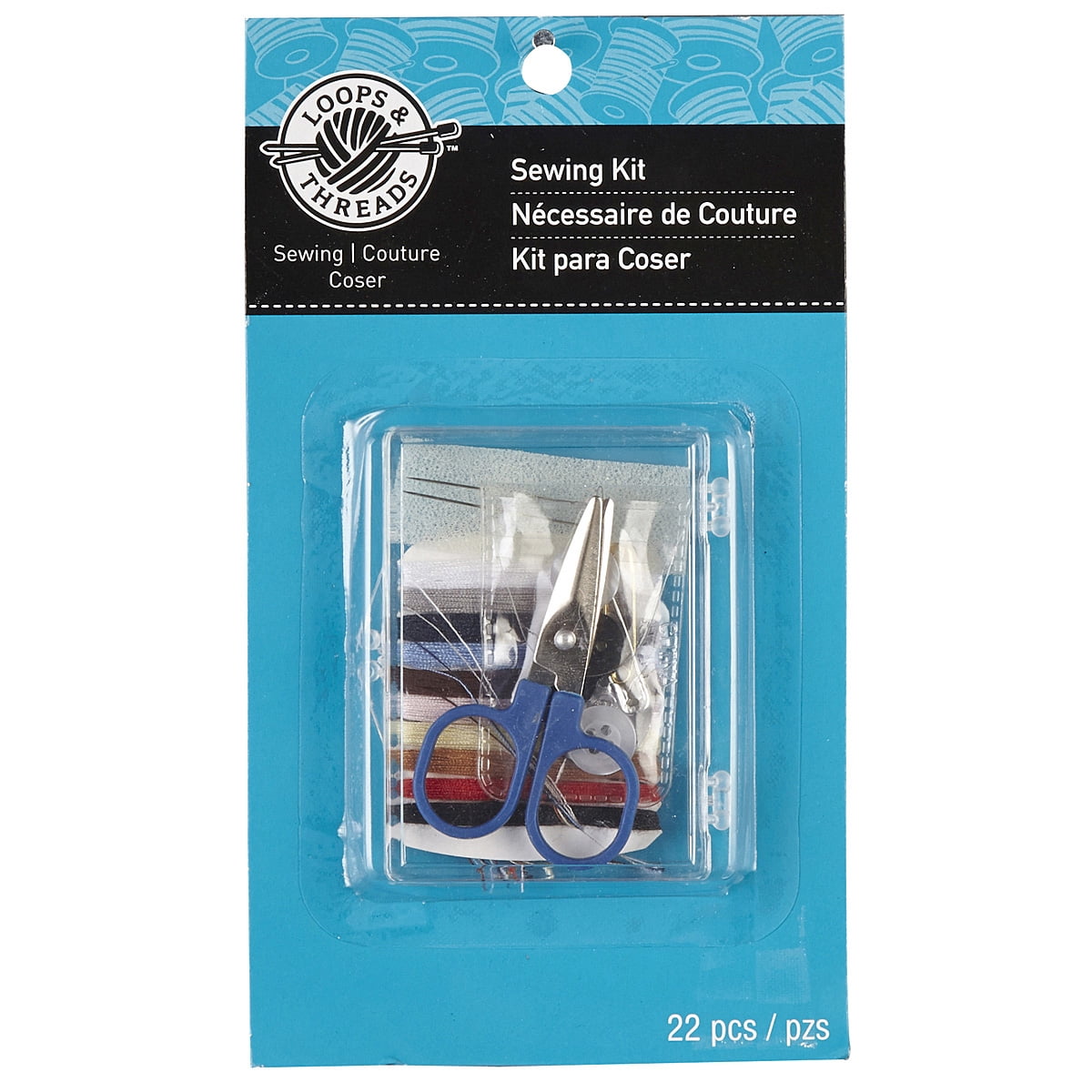 Loops & Threads Sewing Kit, 12 Pack