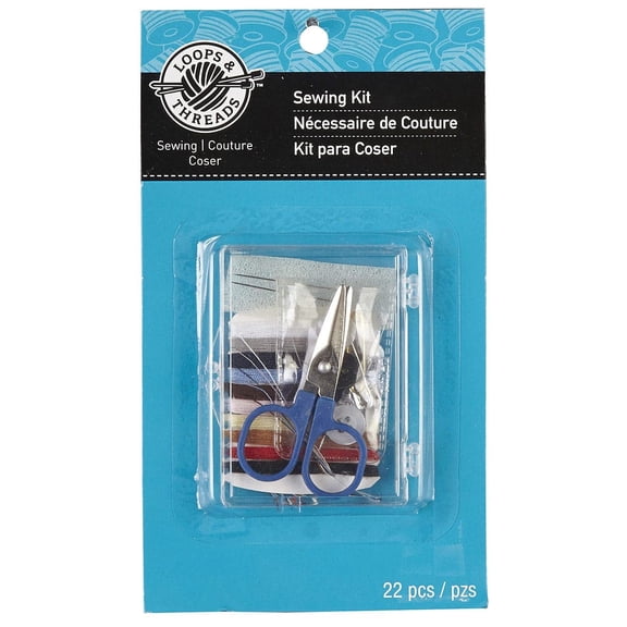 Loops & Threads Sewing Kit, 12 Pack