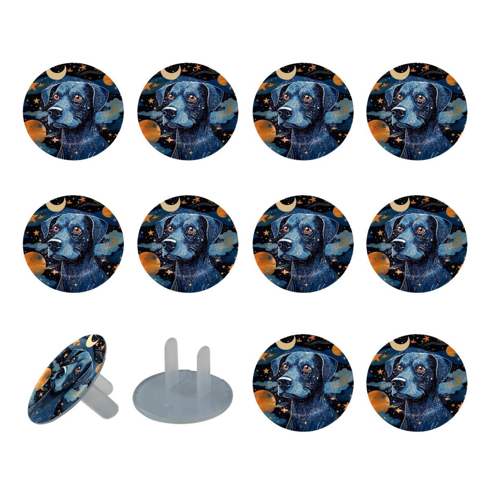 Image showcasing 12 Pack Shepherd Dog Outlet Covers Baby Proofing Socket Protectors ...