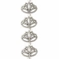 thumbnail image 1 of 12 Pack: Silver Metal Lotus Beads - 16mm by Bead Landing, 1 of 2