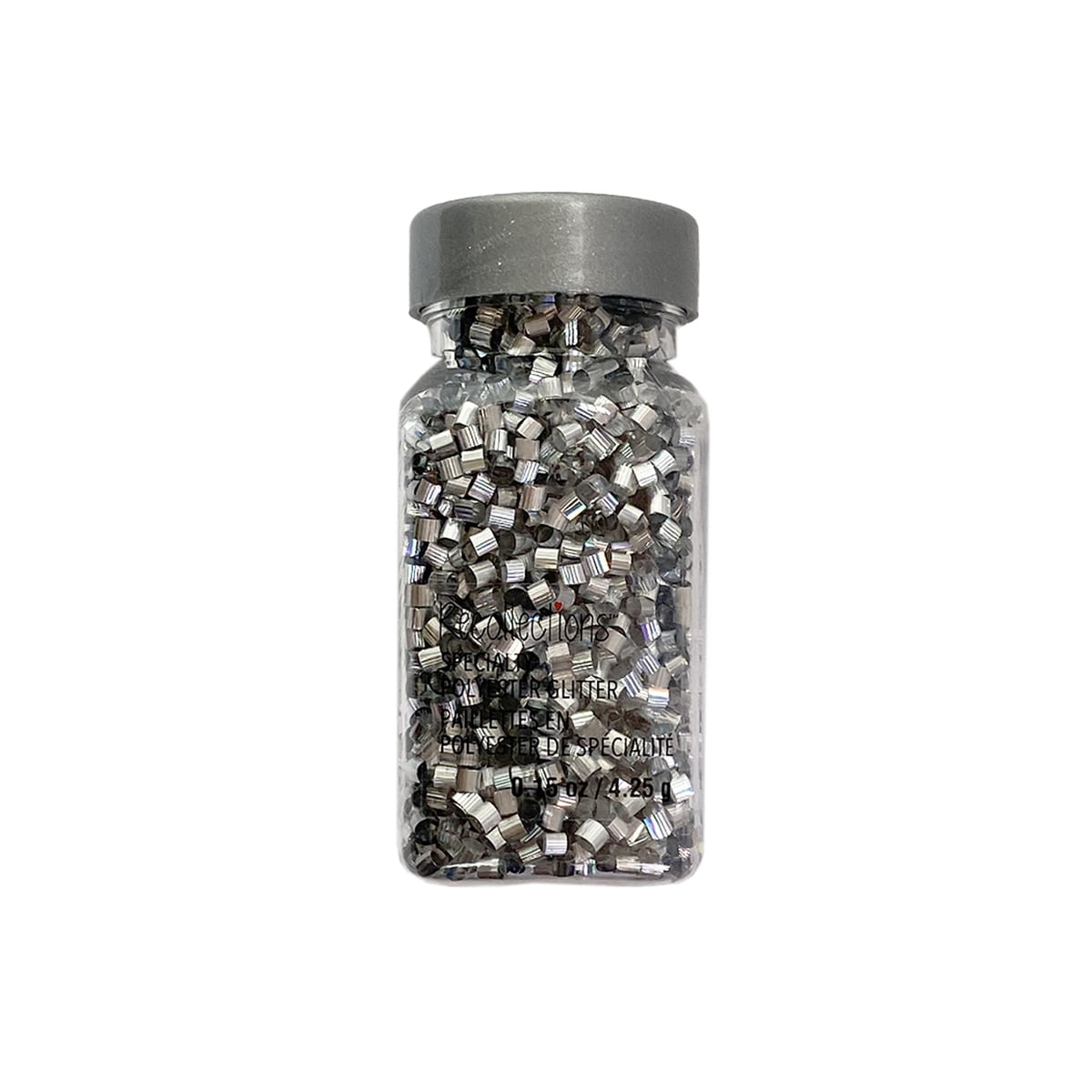 Recollections Silver Specialty Polyester Glitter, 12 Pack