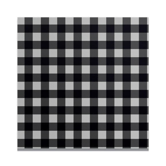 12 Pack: Siser EasyPSV Permanent Patterns Vinyl - Black & White Plaid