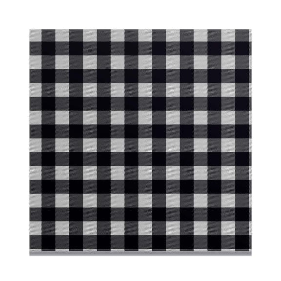 Siser EasyPSV Permanent Patterns Vinyl, Black & White Plaid, 12 Pack