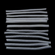 12 Pack Size Adjuster Clear Sizer Resizer Fit for Loose Rings Spirals Tightener Set for Loose Rings 4 Sizes