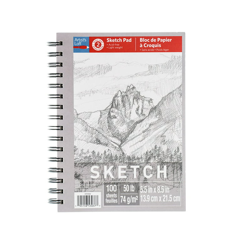 12 Pack: Sketch Pad by Artist's Loft™, 5.5 x 8.5