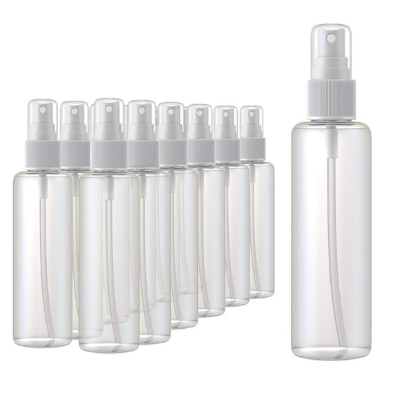 12 Pack Small Spray Bottle, 4 oz/120ml Travel Spray Bottle, Empty Fine Mist Spray Bottles, Refillable Mini Spray Bottles for Travel, Cleaning, Gardening, 5.1x1.53"