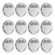 12 Pack Smoke Alarm Detector Home Fire Safety Sensor Alert