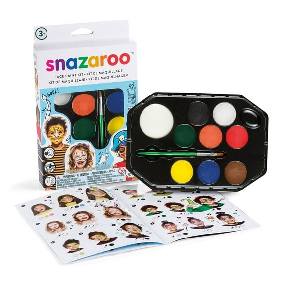 Snazaroo Adventure Face Paint Kit, 12 Pack