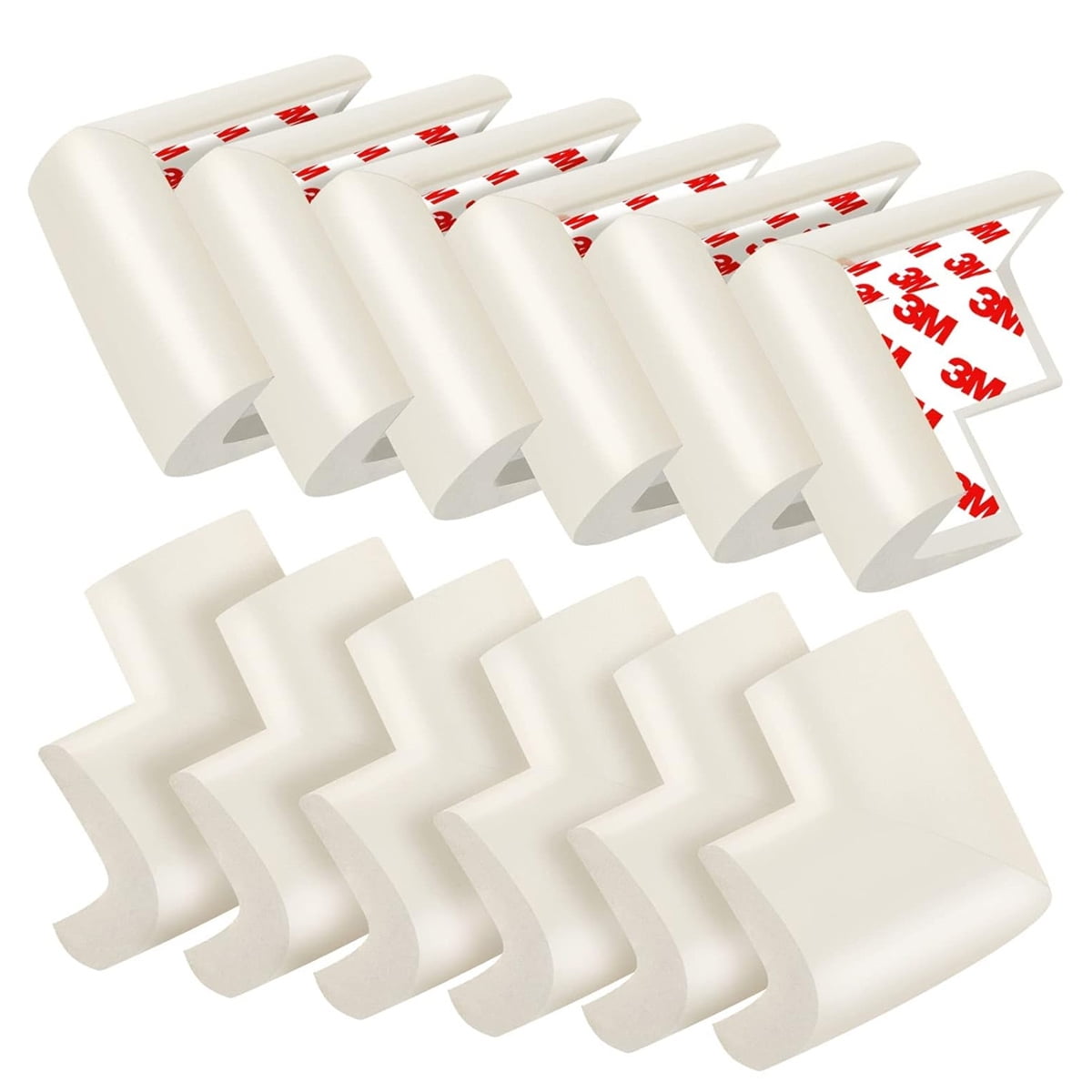 12 Pack Soft Foam Corner Protector Baby Proofing Edge and Corner Guards