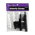 thumbnail image 1 of 12 Pack , Soft 'n Style 3" Wide Butterfly Clamps , Hair Scalp Head - Pack of 1 w/ SLEEKSHOP Teasing Comb, 1 of 1