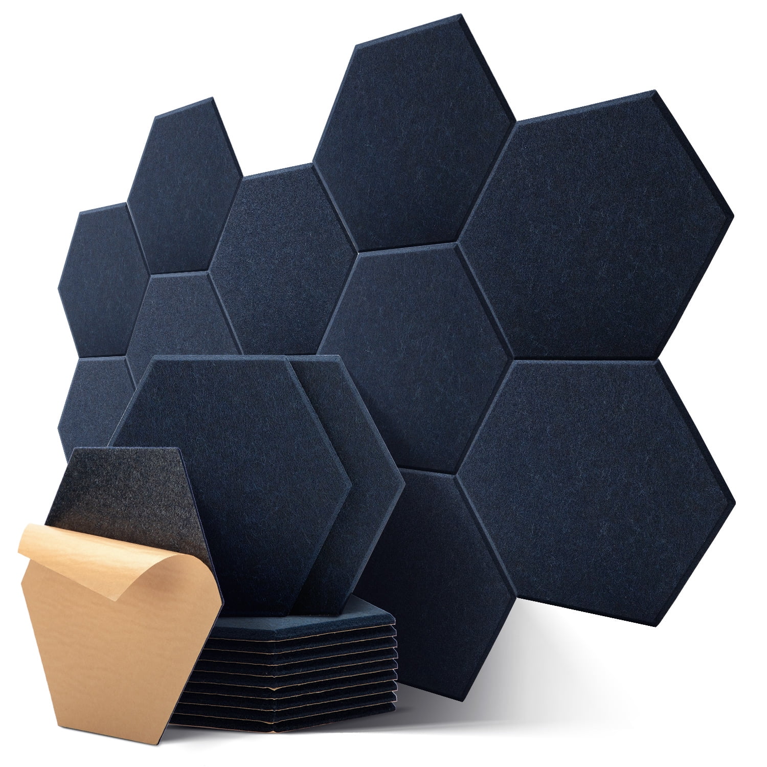 12 Pack Soundproof Wall Panels SelfAdhesive Sound Absorbing Panels