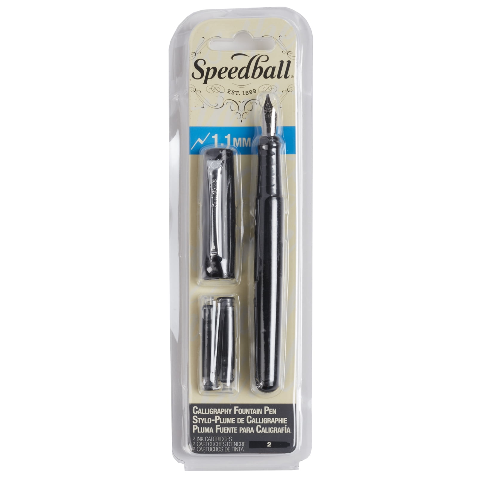 Speedball Calligraphy Fountain Pen, 1.1mm, 12 Pack