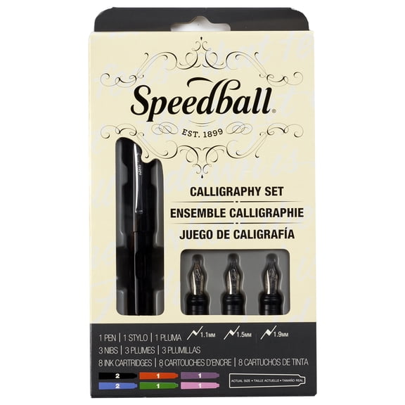 12 Pack: Speedball Calligraphy Fountain Pen Set