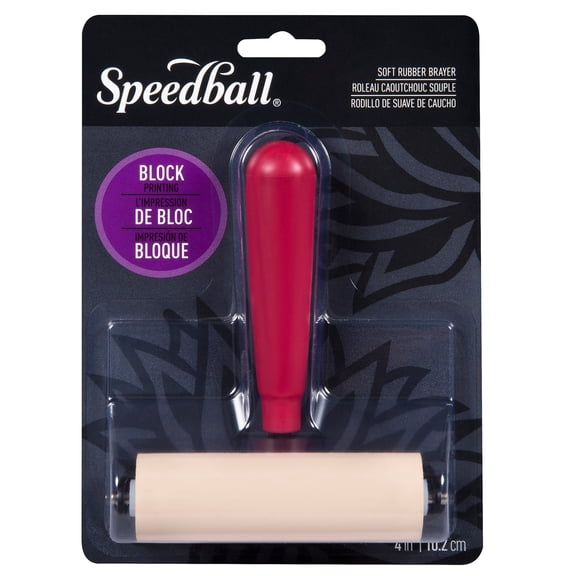 Speedball Deluxe Soft Rubber Brayer, 12 Pack