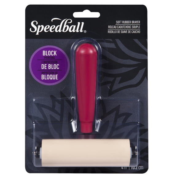 12 Pack: Speedball Deluxe Soft Rubber Brayer